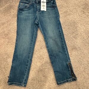 Old Navy Blue Ankle Jeans with Zipper Detail